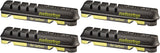 SwissStop Flash EVO Set of 4 SRAM/Shimano Rim Brake Inserts Black Prince
