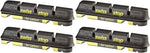 SwissStop FlashPro Set of 4 SRAM/Shimano Rim Brake Inserts Black Prince