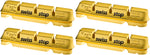 SwissStop FlashPro Set of 4 SRAM/Shimano Rim Brake Inserts Yellow King