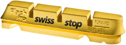 SwissStop FlashPro Set of 4 SRAM/Shimano Rim Brake Inserts Yellow King
