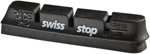SwissStop RacePro Set of 4 Campagnolo Rim Brake Inserts Original Black
