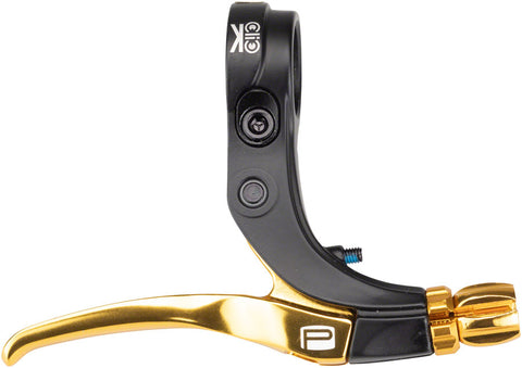 Promax Click VPoint Brake Lever Short Reach Gold