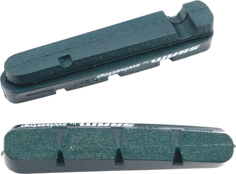 SRAM Road Brake Pad Inserts Blackfor Alloy Rims by SwissStop Pair
