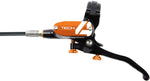 Hope Tech 4 V4 Disc Brake, Right/Rear - 74mm Orange