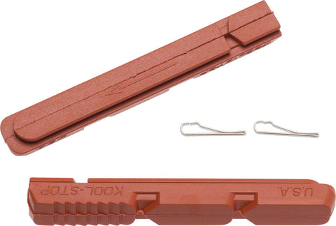 KoolStop V2 Replacement Insert Pads Salmon Compound