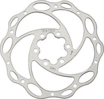 Tektro Lyra Cross Disc Brake Rotor 140mm 6Bolt Silver