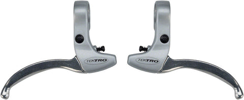 Tektro CL332RS 3Finger Alloy Linear Pull Brake Lever Set Silver