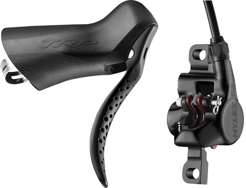 TRP Hylex RS Disc Brake and Lever Rear Hydraulic Post Mount Drilled Lever