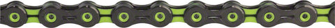 KMC X11SL Super Light Chain 11Speed 116 Links Black/Green
