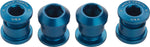 Wolf Tooth Set of 4 Chainring Bolts for 1x use Dual Hex Fittings Blue