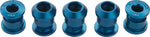 Wolf Tooth Set of 5 Chainring Bolts for 1x use Dual Hex Fittings Blue