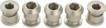 Wolf Tooth Set of 5 Chainring Bolts for 1x use Dual Hex Fittings Silver