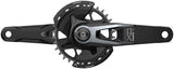 CRANKSET SRAM X0 EAGLE POWERMETER SPINDLE 170x32 Q174 CL55 DUB 2-GUARDS NoBB BK T-TYPE