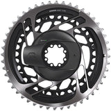 SRAM, Red AXS Quarq, Power Meter Crankset, Speed: 12, Spindle: 28.99mm, BCD: Direct Mount, 46/33, DUB, 165mm, Black, Road