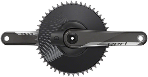 SRAM, Red 1 AXS Quarq, Power Meter Crankset, Speed: 12, Spindle: 28.99mm, BCD: Direct Mount, 48, DUB, 170mm, Black, Road