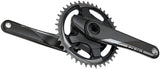 SRAM, Red 1 AXS Quarq, Power Meter Crankset, Speed: 12, Spindle: 28.99mm, BCD: Direct Mount, 46, DUB, 175mm, Black, Road