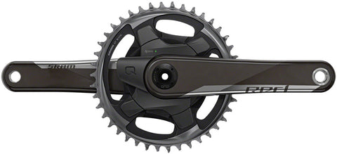 SRAM, Red 1 AXS Quarq, Power Meter Crankset, Speed: 12, Spindle: 28.99mm, BCD: Direct Mount, 46, DUB, 175mm, Black, Road