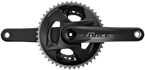 SRAM, Force AXS, Crankset, Speed: 12, Spindle: 24/22mm, BCD: 107, 46/33, GXP, 172.5mm, Black, Road