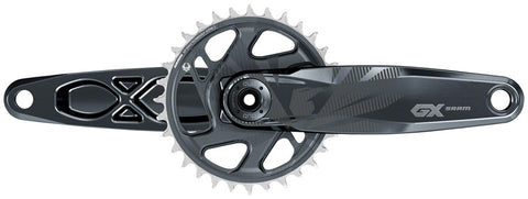 SRAM, GX Eagle DUB C1, Crankset, Speed: 11/12, Spindle: 28.99mm, BCD: Direct Mount, 30, DUB, 165mm, Black, Fat Bike 5''