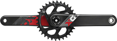 SRAM, X01 Eagle DUB, Crankset, Speed: 11/12, Spindle: 28.99mm, BCD: Direct Mount, 32, DUB, 175mm, Red, Boost