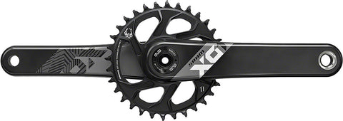 SRAM, X01 Eagle DUB, Crankset, Speed: 11/12, Spindle: 28.99mm, BCD: Direct Mount, 32, DUB, 175mm, Black, SuperBoost+