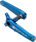 Promax HF2 Hollow Hot Forged 2 Piece Crank 24 x 175mm Blue