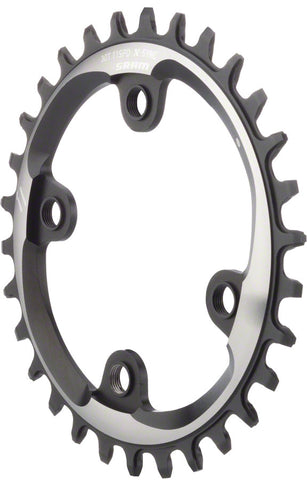 SRAM, 36T, 11 sp, BCD 76mm, 4-Bolt, XX1, Outer Chainring, For X-Sync, Aluminum, Black, 11.6218.004.004