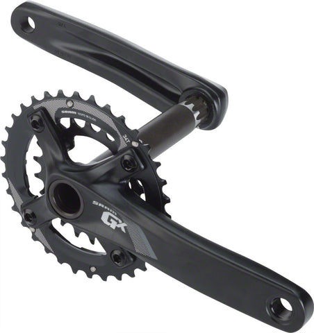 SRAM, GX 1000, Crankset, 10 sp., 175mm, 24/38T, BCD:64/104mm, GXP, 68/73mm, 49mm, Black