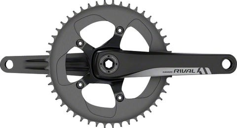 SRAM, Rival1, Crankset, 11 sp., 172.5mm, 50T, BCD:110mm, BB30, 68mm, 45.5mm, Black