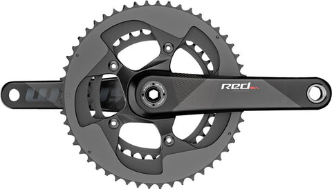 SRAM, Red, Crankset, 11 sp., 172.5mm, 39/53T, BCD:130, BB386Evo, 45.5mm, Black