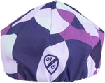 All City Dot Game Cycling Cap Dark Purple Purple Lavender Lite Blue One