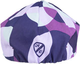 All City Dot Game Cycling Cap Dark Purple Purple Lavender Lite Blue One