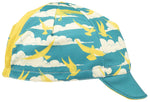 All City Fly High Cycling Cap - Teal Gold One Size