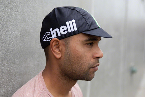 Pace Sportswear HexTek Cycling Cap UPF 50 Plus Cinelli/Black One