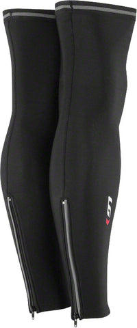 Garneau Zip Leg Warmer 2 Pair Black