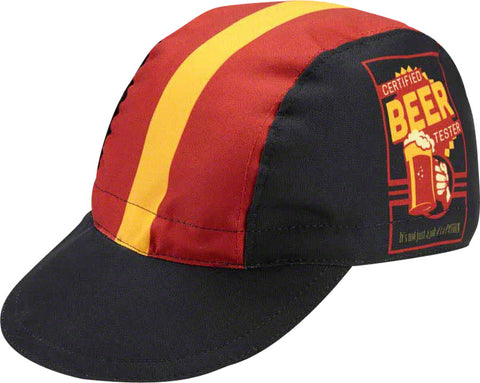 World Jerseys Beer Tester Cycling Cap Black/Gold