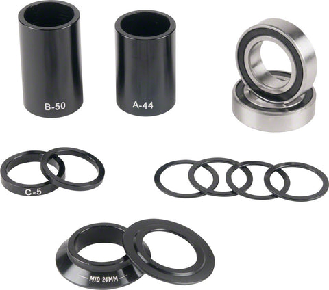 Eclat Mid Bottom Bracket - 22mm Black