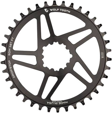 Wolf Tooth Direct Mount Chainring 38t SRAM Direct Mount For SRAM 3Bolt
