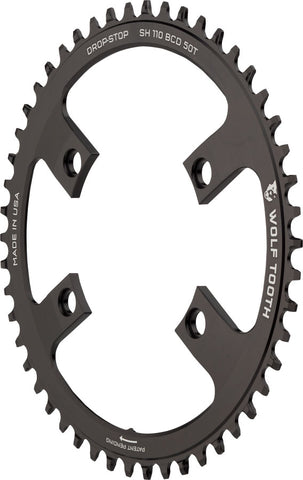 Wolf Tooth Shimano 110 Asymmetric BCD Chainring 50t 110 Asymmetric BCD