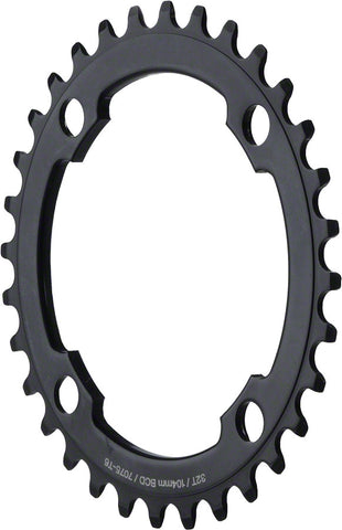 Dimension 36t x 104mm Middle Chainring Silver