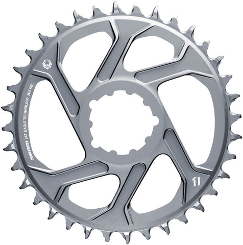 SRAM 34T XSync 2 Direct Mount Eagle Chainring 3mm Boost Offset Polar GRAY