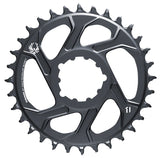 SRAM, GX Eagle C1, Chainring, Teeth: 30, Speed: 11/12, BCD: Direct Mount, Aluminum, Grey, 11.6218.046.000, -4mm
