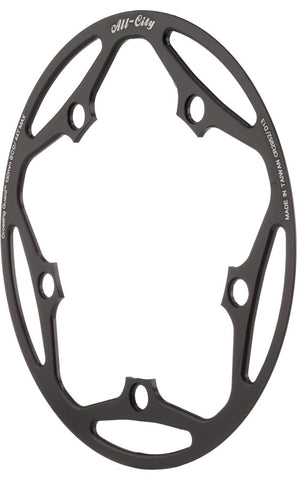 All City Cross Wizard Chainring Guard 44t x 130mm Black