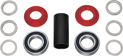 Profile Racing Spanish Bottom Bracket Set Red (no Spindle)