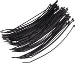Wheels Manufacturing Zip Ties Black 200 x 2.5mm 100ct