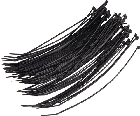 Wheels Manufacturing Zip Ties Black 200 x 2.5mm 100ct
