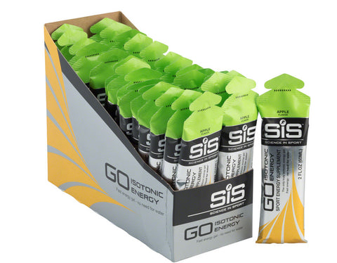 SiS GO Isotonic Energy Gel Apple 60ml Box of 30