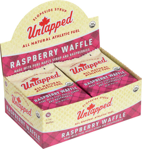 UnTapped Organic Raspberry Waffle Box of 16