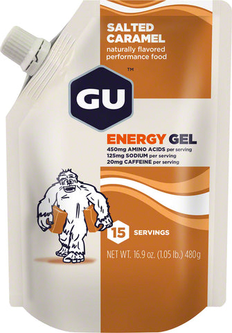 GU Energy Gel Salted Caramel 15 Serving Pouch