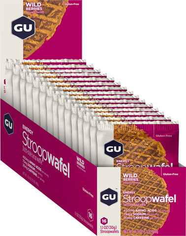 GU Stroopwafel Wild Berry Box of 16